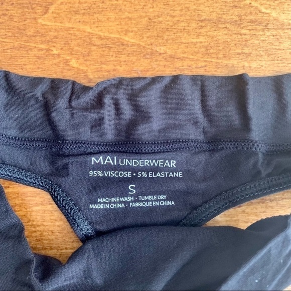 đź’— 4-Pack Mai Underwear NWT Lite Thong Soft Lingerie Sexy Panties - Picture 7 of 9